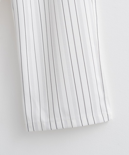 euan.（ユアン）の「euan. マルチストライプ ドライタッチ ワイドストレートイージーパンツ（その他パンツ・メンズ・ホワイト/ブラック・M/L）」の18枚目の写真