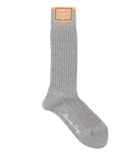 BEAMS BOY（ビームスボーイ）の「BEAMS BOY / サーマル クルー（ソックス/靴下・レディース・ホワイト/グレー/ネイビー/オリーブ・ONE SIZE）」の10枚目の写真