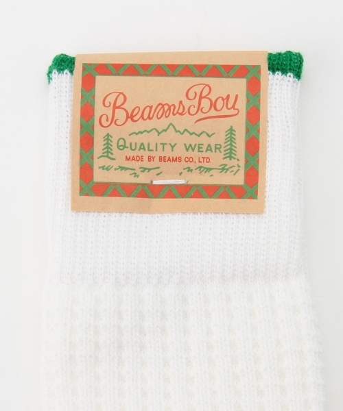 BEAMS BOY（ビームスボーイ）の「BEAMS BOY / サーマル クルー（ソックス/靴下・レディース・ホワイト/グレー/ネイビー/オリーブ・ONE SIZE）」の19枚目の写真