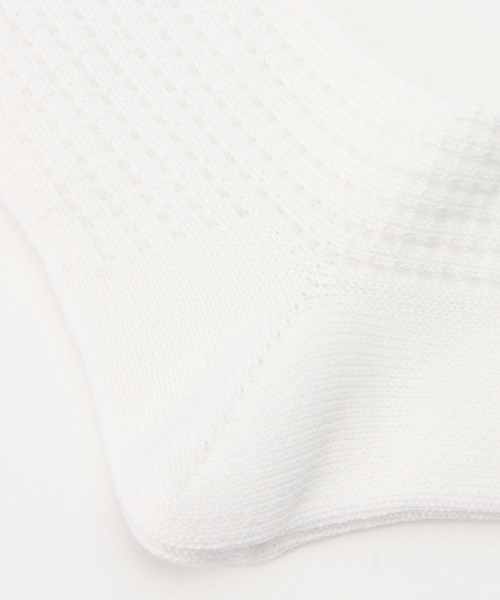 BEAMS BOY（ビームスボーイ）の「BEAMS BOY / サーマル クルー（ソックス/靴下・レディース・ホワイト/グレー/ネイビー/オリーブ・ONE SIZE）」の21枚目の写真