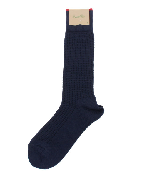 BEAMS BOY（ビームスボーイ）の「BEAMS BOY / サーマル クルー（ソックス/靴下・レディース・ホワイト/グレー/ネイビー/オリーブ・ONE SIZE）」の4枚目の写真