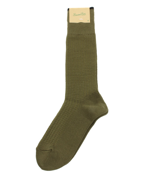 BEAMS BOY（ビームスボーイ）の「BEAMS BOY / サーマル クルー（ソックス/靴下・レディース・ホワイト/グレー/ネイビー/オリーブ・ONE SIZE）」の3枚目の写真