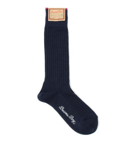 BEAMS BOY（ビームスボーイ）の「BEAMS BOY / サーマル クルー（ソックス/靴下・レディース・ホワイト/グレー/ネイビー/オリーブ・ONE SIZE）」の7枚目の写真