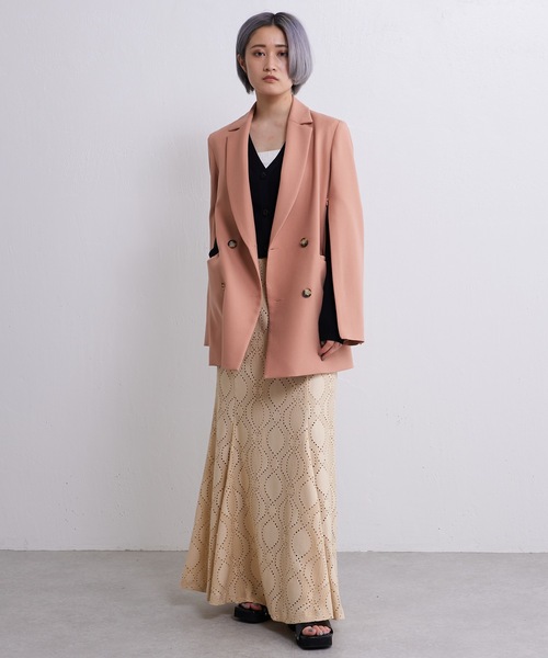 Lui's（ルイス）の「カットレースマーメイドスカート（スカート・レディース・ホワイト/ブラック/ベージュ・FREE）」の12枚目の写真