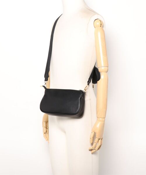 ems excite（エムズエキサイト）の「2WAYワイドショルダーBAG（ショルダーバッグ・レディース・グリーン/ブラック/オフホワイト・FREE）」の5枚目の写真