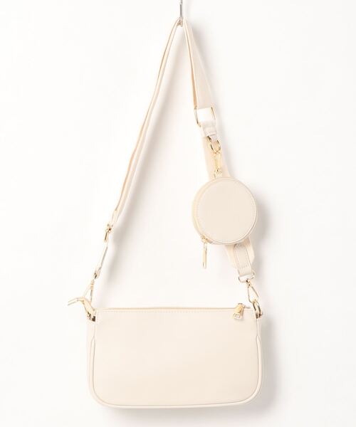 ems excite（エムズエキサイト）の「2WAYワイドショルダーBAG（ショルダーバッグ・レディース・グリーン/ブラック/オフホワイト・FREE）」の12枚目の写真