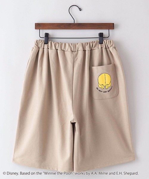 Disney(ディズニー)の「【OUTDOOR PRODUCTS/アウトドアプロダクツ】【DISNEY/ディズニー】 くまのプーさん ショートパンツ(その他パンツ・メンズ・ベージュ/ダークグリーン・MEDIUM/X-LARGE/SMALL/LARGE)」の4枚目の写真