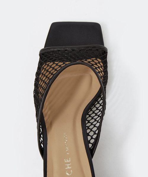 PICHE ABAHOUSE(ピシェ アバハウス)の「メッシュミュールサンダル(サンダル・レディース・ブラック/ブラウン/グリーン系その他/アイボリー・39/36/38/37/35)」の12枚目の写真