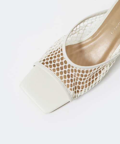 PICHE ABAHOUSE(ピシェ アバハウス)の「メッシュミュールサンダル(サンダル・レディース・ブラック/ブラウン/グリーン系その他/アイボリー・39/36/38/37/35)」の11枚目の写真