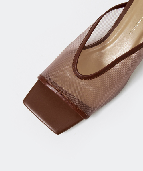 PICHE ABAHOUSE(ピシェ アバハウス)の「メッシュミュールサンダル(サンダル・レディース・ブラック/ブラウン/グリーン系その他/アイボリー・39/36/38/37/35)」の9枚目の写真