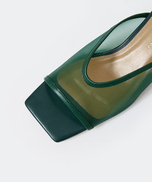 PICHE ABAHOUSE(ピシェ アバハウス)の「メッシュミュールサンダル(サンダル・レディース・ブラック/ブラウン/グリーン系その他/アイボリー・39/36/38/37/35)」の17枚目の写真