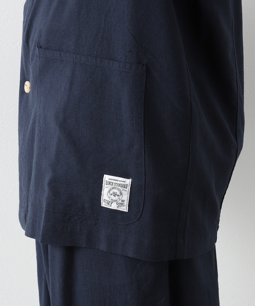 B.C STOCK(ベーセーストック)の「ルーズフィットカバーオール(ブルゾン・メンズ・ベージュ/カーキ/コバルトブルー・MEDIUM/LARGE)」の14枚目の写真
