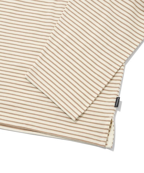 [COVERNAT]ストライプ ロングスリーブ COVERNAT】STRIPE OVER-FIT LONG SLEEVE / カバーナット