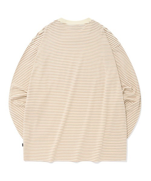 [COVERNAT]ストライプ ロングスリーブ COVERNAT】STRIPE OVER-FIT LONG SLEEVE / カバーナット
