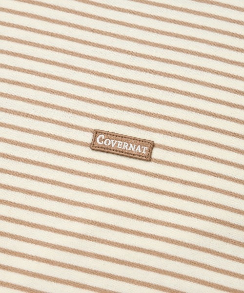 COVERNAT】STRIPE OVER-FIT LONG SLEEVE / カバーナット