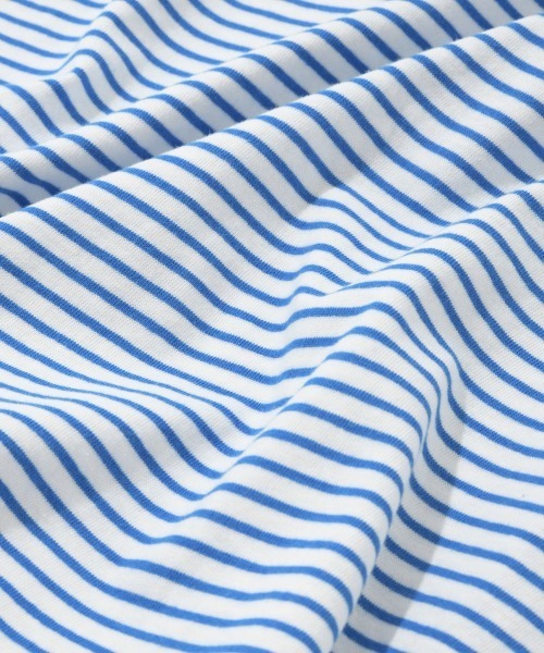 COVERNAT】STRIPE OVER-FIT LONG SLEEVE / カバーナット
