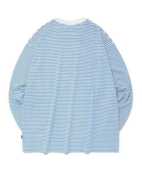 [COVERNAT]ストライプ ロングスリーブ COVERNAT】STRIPE OVER-FIT LONG SLEEVE / カバーナット