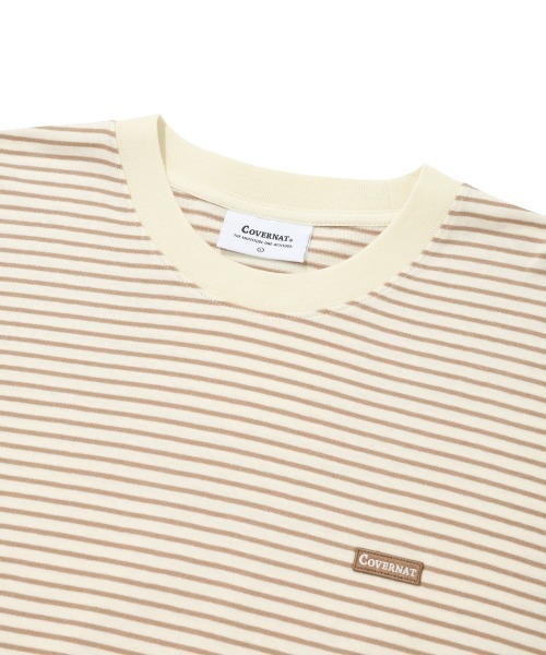COVERNAT】STRIPE OVER-FIT LONG SLEEVE / カバーナット