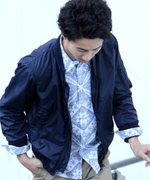 417 EDIFICE | ◇ナイロン インサイドメッシュMA-1 (ブルゾン)