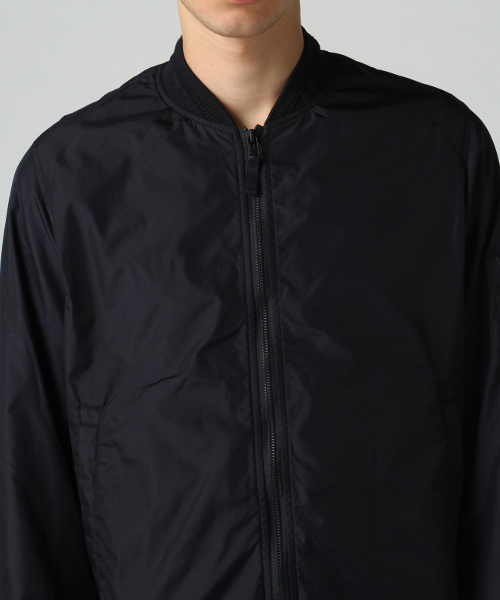 417 EDIFICE（フォーワンセブンエディフィス）の「◇ナイロン インサイドメッシュMA-1 （ブルゾン・メンズ・ホワイト/ブラック/ブルー・SMALL/LARGE/MEDIUM）」の18枚目の写真