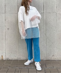 PairPair | ジョーゼットカラースラックス(スラックス)