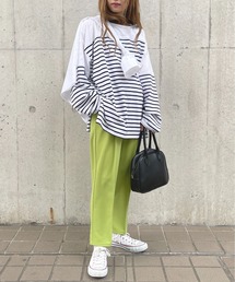 PairPair | ジョーゼットカラースラックス(スラックス)