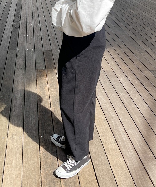 PairPair(ペアペア)の「ジョーゼットカラースラックス(スラックス・レディース・ターコイズブルー/ライム/グリーン/ブラック・フリー)」の6枚目の写真