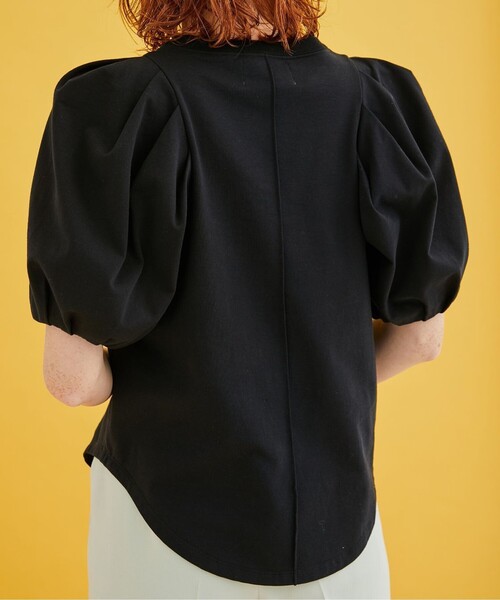 INella（イネラ）の「【INella/イネラ】モダンタックスリーブトップス（Tシャツ/カットソー・レディース・ホワイト/ブラック/ピンク/ラベンダー・FREE）」の20枚目の写真