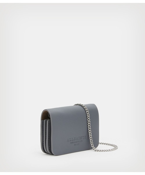 ALLSAINTS(オールセインツ)の「HONORE LEATHER CARDHOLDER | HONORE レザー カードホルダー(カードケース・レディース・グレー系・ONE SIZE)」の3枚目の写真