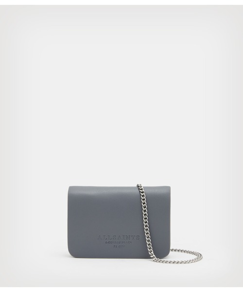 ALLSAINTS(オールセインツ)の「HONORE LEATHER CARDHOLDER | HONORE レザー カードホルダー(カードケース・レディース・グレー系・ONE SIZE)」の4枚目の写真