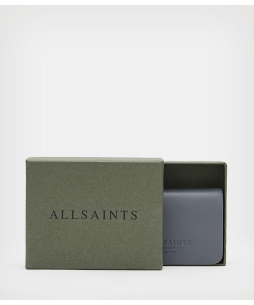 ALLSAINTS(オールセインツ)の「HONORE LEATHER CARDHOLDER | HONORE レザー カードホルダー(カードケース・レディース・グレー系・ONE SIZE)」の8枚目の写真