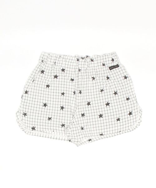 quoti use fith(クゥオティ ユース フィス)の「星プリントチェック ショートパンツ(その他パンツ・キッズ・パープル/ベージュ/グリーン/ホワイト・130/120/110/100/90/80)」の6枚目の写真