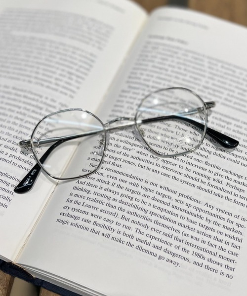 CIAOPANIC(チャオパニック)の「メタルフレームラウンドメガネ(メガネ・レディース・シルバー・FREE)」の1枚目の写真