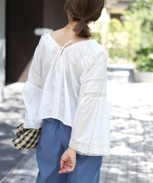 SLOBE IENA（スローブイエナ）の「【SARA MALLIKA/サラマリカ】COTTON DOT JQD ブラウス◆（シャツ/ブラウス）」