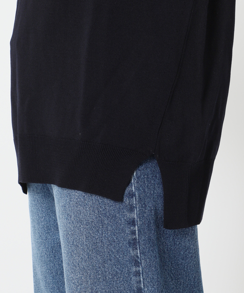 B.C STOCK(ベーセーストック)の「天竺編みフレンチ袖プルオーバー(Tシャツ/カットソー・レディース・ベージュ/ネイビー/ブラウン/オレンジ・FREE)」の9枚目の写真