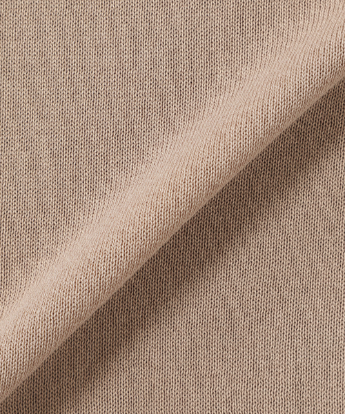 B.C STOCK(ベーセーストック)の「天竺編みフレンチ袖プルオーバー(Tシャツ/カットソー・レディース・ベージュ/ネイビー/ブラウン/オレンジ・FREE)」の13枚目の写真