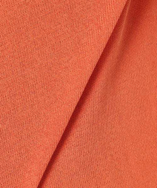 B.C STOCK(ベーセーストック)の「天竺編みフレンチ袖プルオーバー(Tシャツ/カットソー・レディース・ベージュ/ネイビー/ブラウン/オレンジ・FREE)」の17枚目の写真