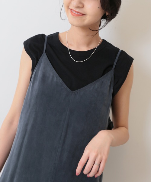 SLOBE IENA フィブリル オールインワン ワンピース SLOBE IENA（スローブイエナ）の「フィブリルオールインワン