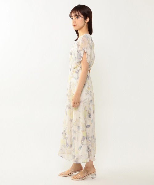 MISCH MASCH（ミッシュマッシュ）の「ウォーターカラーワンピース【美人百花5月号掲載】（ワンピース・レディース・パープル系その他/イエロー系その他・MEDIUM）」の12枚目の写真