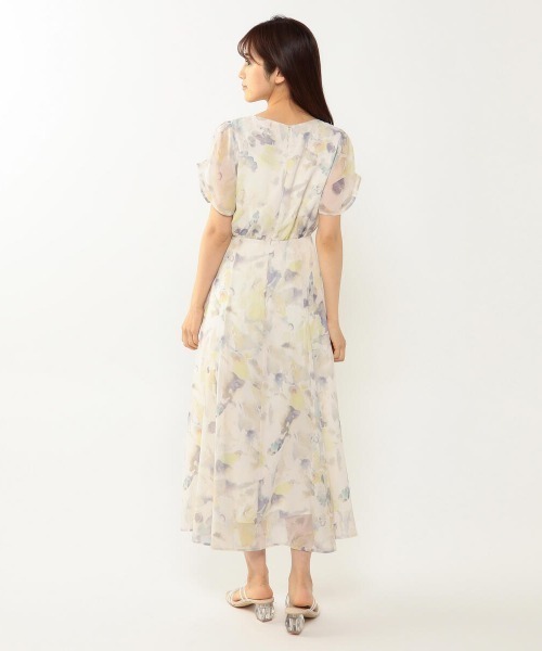 MISCH MASCH（ミッシュマッシュ）の「ウォーターカラーワンピース【美人百花5月号掲載】（ワンピース・レディース・パープル系その他/イエロー系その他・MEDIUM）」の11枚目の写真