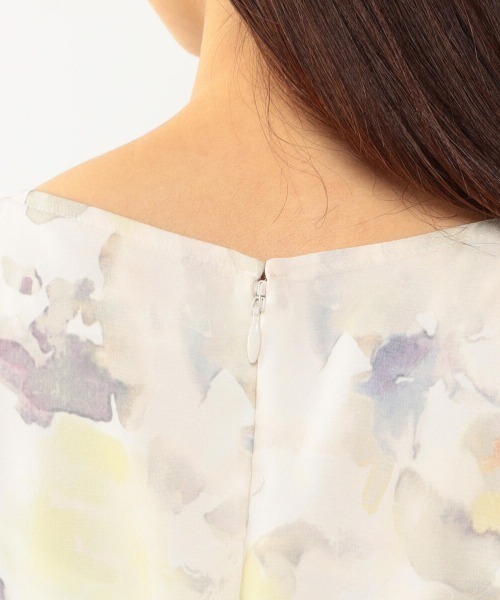 MISCH MASCH（ミッシュマッシュ）の「ウォーターカラーワンピース【美人百花5月号掲載】（ワンピース・レディース・パープル系その他/イエロー系その他・MEDIUM）」の10枚目の写真