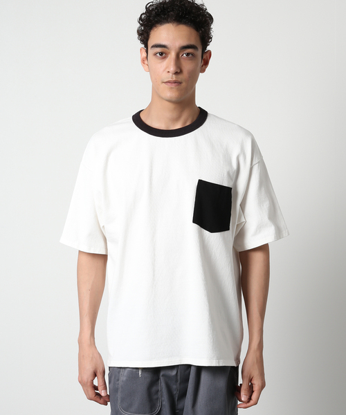 JOURNAL STANDARD(ジャーナルスタンダード)の「【VSシリーズ】クルーネック ポケットTシャツ(Tシャツ/カットソー・メンズ・ホワイト・MEDIUM/LARGE)」の8枚目の写真