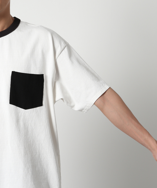 JOURNAL STANDARD(ジャーナルスタンダード)の「【VSシリーズ】クルーネック ポケットTシャツ(Tシャツ/カットソー・メンズ・ホワイト・MEDIUM/LARGE)」の13枚目の写真