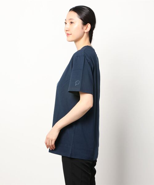 CLOTTY（クロッティ）の「『CLOTTY/クロッティー』OUTLINE CC T-SHIRT/アウトライン ビック綿あめ 半袖Tシャツ カットソー（Tシャツ/カットソー・レディース・イエロー/ブルー/ネイビー/ホワイト・FREE）」の6枚目の写真