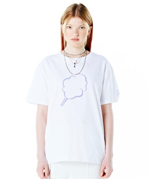 Clotty クロッティー Outline Cc T Shirt アウトライン ビック綿あめ 半袖tシャツ カットソー Tシャツ カットソー Clotty クロッティ のファッション通販 Zozotown