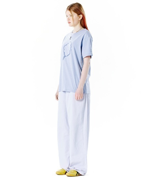 CLOTTY（クロッティ）の「『CLOTTY/クロッティー』OUTLINE CC T-SHIRT/アウトライン ビック綿あめ 半袖Tシャツ カットソー（Tシャツ/カットソー・レディース・イエロー/ブルー/ネイビー/ホワイト・FREE）」の18枚目の写真