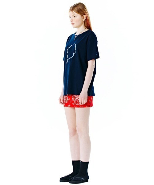 CLOTTY（クロッティ）の「『CLOTTY/クロッティー』OUTLINE CC T-SHIRT/アウトライン ビック綿あめ 半袖Tシャツ カットソー（Tシャツ/カットソー・レディース・イエロー/ブルー/ネイビー/ホワイト・FREE）」の13枚目の写真