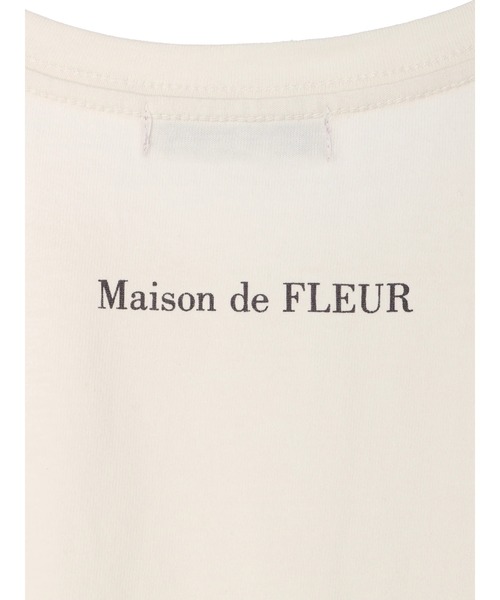 Maison de FLEUR(メゾンドフルール)の「Mickey&Minnie/Tシャツ(Tシャツ/カットソー・レディース・ピンク/ホワイト・FREE)」の13枚目の写真