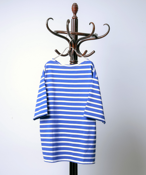B.C STOCK(ベーセーストック)の「S/S BASQUE SHIRT(Tシャツ/カットソー・メンズ・グリーン/ブルー系その他・MEDIUM/LARGE)」の2枚目の写真