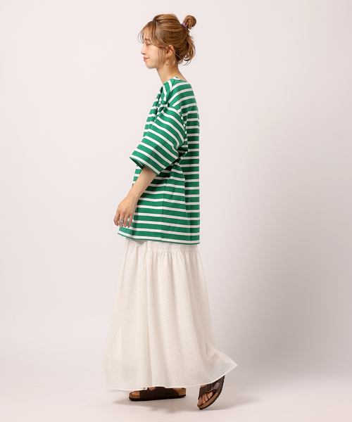 B.C STOCK(ベーセーストック)の「S/S BASQUE SHIRT(Tシャツ/カットソー・メンズ・グリーン/ブルー系その他・MEDIUM/LARGE)」の5枚目の写真